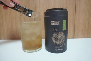 프리마인 자체 기업부설 연구소에서 찾아낸 건강한 수면의 비밀.  슬립토 플러스 30포 — 3.5점을 준 리뷰어가 2021년 10월 올린 사용 사진