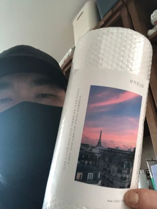 부직포나라 중금속유해물질ZERO 뜯어쓰는 주방 일회용수세미 60매 2매 — 5점을 준 리뷰어가 2022년 11월 올린 사용 사진
