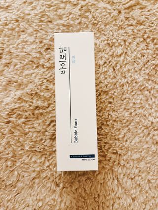 [바이로담] 저자극 약산성버블 폼 폼클렌징 150ml — 4점을 준 리뷰어가 2021년 3월 올린 사용 사진