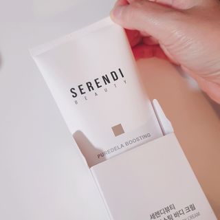 세렌디뷰티 퓨어델라 부스팅 바디크림 — 5점을 준 리뷰어가 2021년 7월 올린 사용 사진