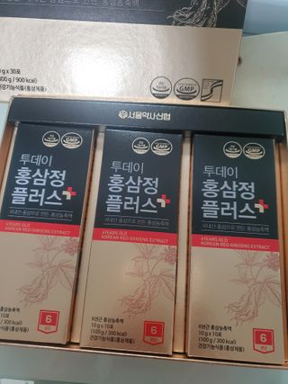 서울약사신협_투데이홍삼정플러스스틱_10g x 30포 — 5점을 준 리뷰어가 2021년 1월 올린 사용 사진
