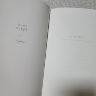 응원과 위로가 필요한 당신에게  리훈 하고싶은말 스터디 플래너 — 5점을 준 리뷰어가 2022년 3월 올린 사용 사진