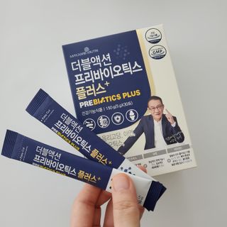메이준뉴트리 더블액션 프리바이오틱스 플러스+ — 5점을 준 리뷰어가 2021년 4월 올린 사용 사진