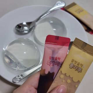 (주) 피치코리아 물방울떡젤리 X 2개입 — 5점을 준 리뷰어가 2022년 11월 올린 사용 사진