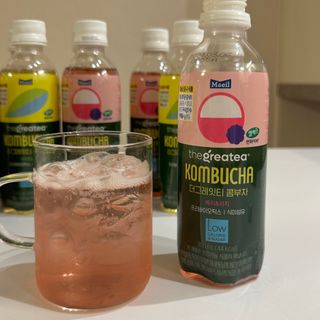 더그레잇티 콤부차 [매일유업] 더그레잇티 44kcal 콤부차 300ml *12개입 (오리지널 6개+베리리치 6개) — 5점을 준 리뷰어가 2023년 7월 올린 사용 사진