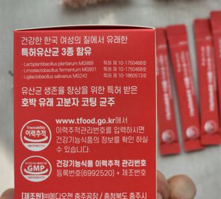 [질 유래 특허 유산균] 아임오 이너밸런스 프로바이오틱스 1박스 [30포] — 4점을 준 리뷰어가 2023년 3월 올린 사용 사진