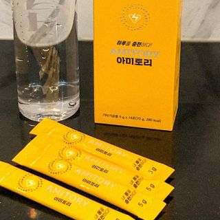 주식회사 씨크릿비에프랩 마시는 아미노산 아미토리 열대과일맛 14포 [1포, 5g / 보틀증정] — 5점을 준 리뷰어가 2023년 2월 올린 사용 사진