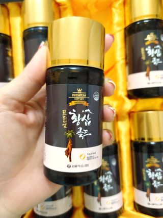 서울약사신협_프리미엄황삼골드_3.75g x 12환+75mgx12병 — 5점을 준 리뷰어가 2021년 1월 올린 사용 사진