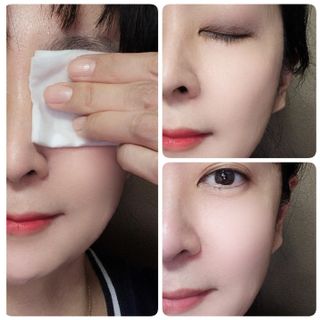 [후르디아] 눈시림없는 올영 립앤아이 리무버 — 5점을 준 리뷰어가 2024년 4월 올린 사용 사진