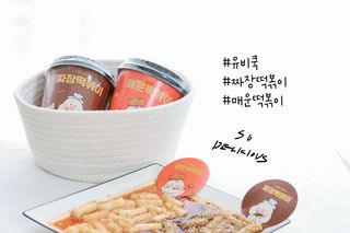 유비쿡 컵떡볶이 매운컵떡볶이2개/ 짜장컵떡볶이 2개  총 4개세트 — 5점을 준 리뷰어가 2021년 6월 올린 사용 사진