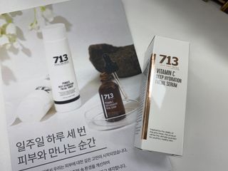 [세븐원쓰리 713] 피부톤을 속부터 밝게 피누스 비타민C 딥 하이드레이션 세럼 — 5점을 준 리뷰어가 2021년 10월 올린 사용 사진