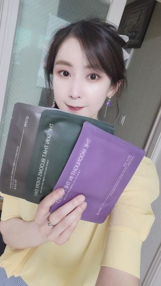 뉴클리드 마스크팩 3종 — 5점을 준 리뷰어가 2023년 7월 올린 사용 사진