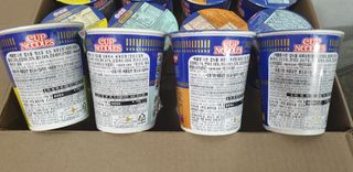 NISSIN 닛신 컵누들  4종 - 씨푸드오리지날, 씨푸드 스파이시, 씨푸드 커리, 씨푸드 XO소스 — 5점을 준 리뷰어가 2021년 12월 올린 사용 사진