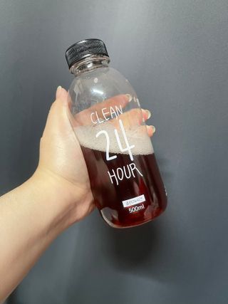 클린24시간 1BOX(5포) + 전용보틀(500ml) — 5점을 준 리뷰어가 2023년 3월 올린 사용 사진
