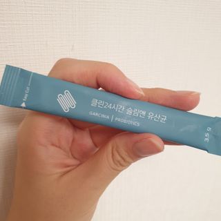 클린24시간 슬림앤유산균 1박스 (3.5g X 15포) — 5점을 준 리뷰어가 2022년 7월 올린 사용 사진