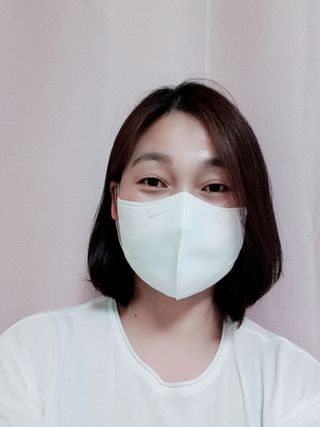 [푸름웰니스] KF94 비움 마스크 - 화이트 — 5점을 준 리뷰어가 2021년 3월 올린 사용 사진