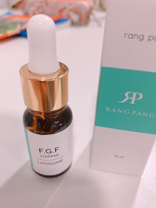 랑팡 EGF+FGF 10ppm 리포좀 앰플 원액 10ml — 5점을 준 리뷰어가 2021년 11월 올린 사용 사진
