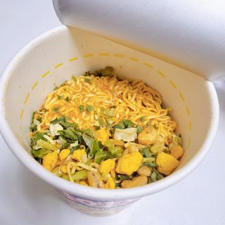 NISSIN 닛신 컵누들  4종 - 씨푸드오리지날, 씨푸드 스파이시, 씨푸드 커리, 씨푸드 XO소스 — 5점을 준 리뷰어가 2022년 11월 올린 사용 사진