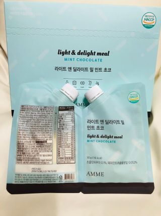 아므_이너뷰티 라이트 앤 딜라이트 밀 민트 초코 — 5점을 준 리뷰어가 2021년 8월 올린 사용 사진