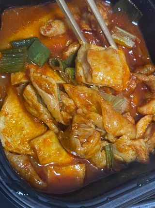 한성기업 무볼레 닭떡볶이+해물떡볶이 2종 세트 — 5점을 준 리뷰어가 2021년 10월 올린 사용 사진
