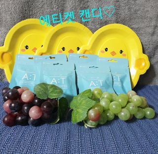 입 냄새 완화에 도움을 주는 에티켓 캔디 앳캔디 스트롱민트 — 5점을 준 리뷰어가 2021년 2월 올린 사용 사진