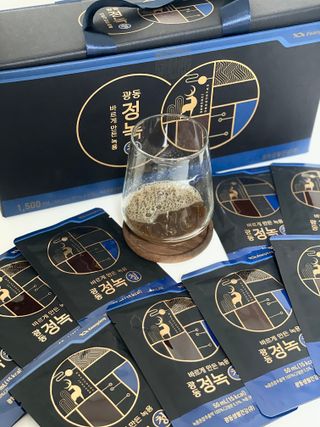 광동생활건강 [광동] 바르게 만든 녹용, 광동정녹청 30포. — 5점을 준 리뷰어가 2023년 2월 올린 사용 사진