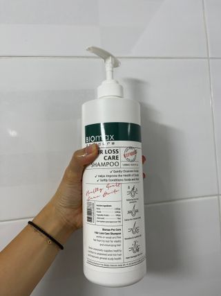 [바이오맥스] 프로코어 탈모완화샴푸 1000ml — 5점을 준 리뷰어가 2022년 8월 올린 사용 사진