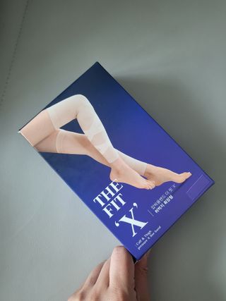 땡스마이레그 더핏X 압박밴드 허벅지확장형 — 4점을 준 리뷰어가 2022년 8월 올린 사용 사진