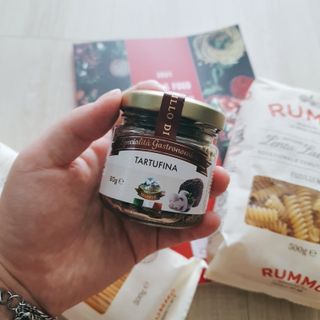 이탈리안 프리미엄 파스타 룸모 Rummo 파스타 2종 + 바질 페스토 + 블랙 트러플 페이스트 — 5점을 준 리뷰어가 2021년 7월 올린 사용 사진