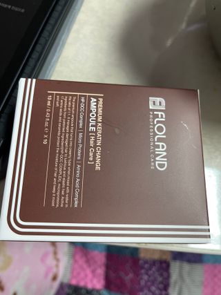 플로랜드 프리미엄 케라틴 체인지 헤어앰플 — 5점을 준 리뷰어가 2021년 12월 올린 사용 사진