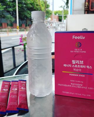 필리브 에너지 스포츠워터 믹스 — 5점을 준 리뷰어가 2021년 7월 올린 사용 사진