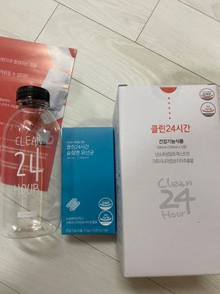 클린24시간 1BOX(5포) + 전용보틀(500ml) — 5점을 준 리뷰어가 2023년 6월 올린 사용 사진