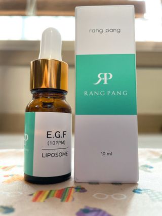 랑팡 EGF+FGF 10ppm 리포좀 앰플 원액 10ml — 4.5점을 준 리뷰어가 2021년 12월 올린 사용 사진