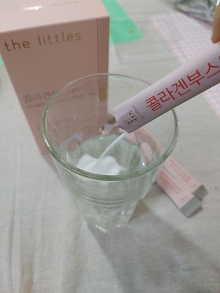 더리틀스 콜라겐부스터 — 5점을 준 리뷰어가 2022년 12월 올린 사용 사진