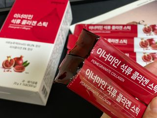 이너미인 석류 콜라겐 스틱 — 5점을 준 리뷰어가 2021년 1월 올린 사용 사진