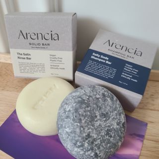 Arencia 아렌시아 솔티소다 샴푸바, 더 새틴 린스바 세트 — 5점을 준 리뷰어가 2021년 6월 올린 사용 사진