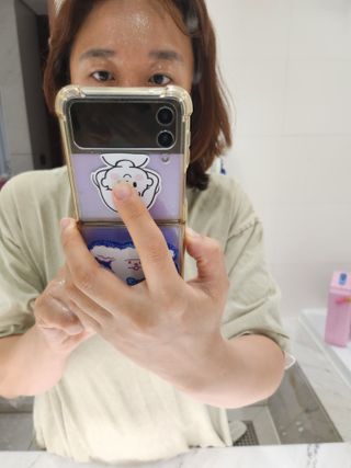 스킨큐어 산다화 순한 클렌징 동백 오일 200ml — 4점을 준 리뷰어가 2023년 5월 올린 사용 사진