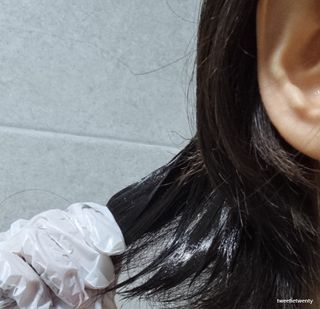 블랙몬스터 다운펌 프로 키트 — 4점을 준 리뷰어가 2021년 8월 올린 사용 사진