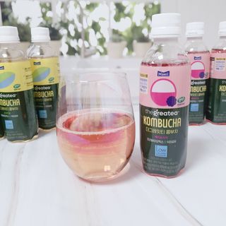 더그레잇티 콤부차 [매일유업] 더그레잇티 44kcal 콤부차 300ml *12개입 (오리지널 6개+베리리치 6개) — 5점을 준 리뷰어가 2023년 7월 올린 사용 사진