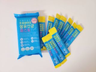 헬스업 핼스업 프로바이오 생유산균 퍼스트 — 4.5점을 준 리뷰어가 2021년 1월 올린 사용 사진