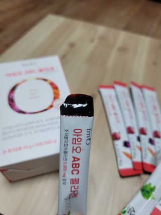 아임오 ABC 콜라겐 젤리 14포 — 5점을 준 리뷰어가 2021년 10월 올린 사용 사진