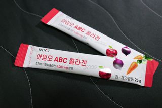 아임오 ABC 콜라겐 젤리 14포 — 5점을 준 리뷰어가 2021년 7월 올린 사용 사진
