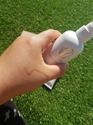 mom e 맘이 내추럴 베이비 케어 크림+바디오일 — 5점을 준 리뷰어가 2021년 1월 올린 사용 사진