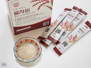 하루 1포로 콜레스테롤, 유산균, 고역가 소화효소까지 한번에 섭취! 다온바이오 홍자임 1개월분(30포) — 5점을 준 리뷰어가 2022년 11월 올린 사용 사진
