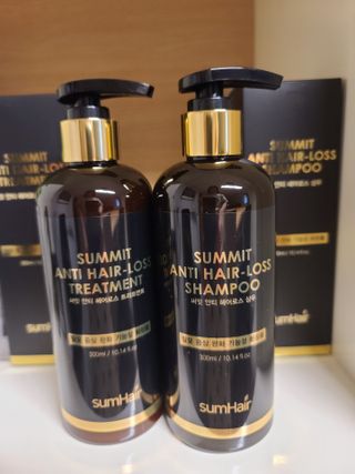 썸헤어 / SUMHAIR 썸헤어  써밋 안티 헤어로스 샴푸+트리트먼트 — 5점을 준 리뷰어가 2021년 6월 올린 사용 사진