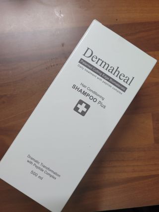 더마힐 헤어 컨디셔닝 샴푸 500ml 3종 중 택1 — 5점을 준 리뷰어가 2021년 4월 올린 사용 사진