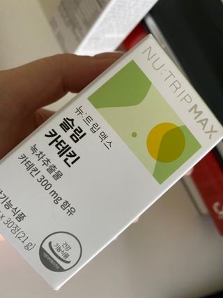 뉴트립맥스(NUTRIPMAX) 뉴트립맥스 슬림 카테킨 700mg 30정 1개월분 — 4.5점을 준 리뷰어가 2021년 8월 올린 사용 사진