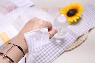 나나스킨 캐모마일아쿠아수딩토너 — 5점을 준 리뷰어가 2021년 7월 올린 사용 사진