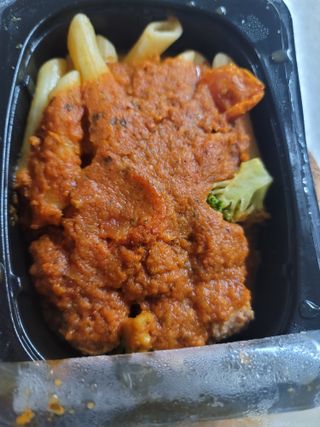 브라잇벨리 3분비건요리, 플랜트볼 토마토 파스타 2인분 — 5점을 준 리뷰어가 2022년 8월 올린 사용 사진