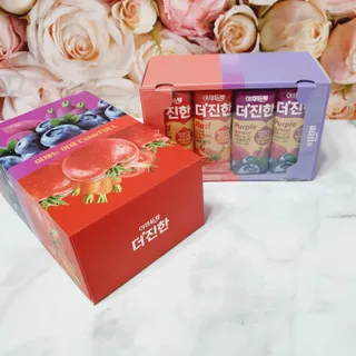 [롯데칠성] 야채듬뿍 더'진한 [롯데칠성] 야채는 이제 COLORFULL! 야채듬뿍  더 진한 레드 4개 +퍼플 4개 (총 8개) — 5점을 준 리뷰어가 2023년 6월 올린 사용 사진